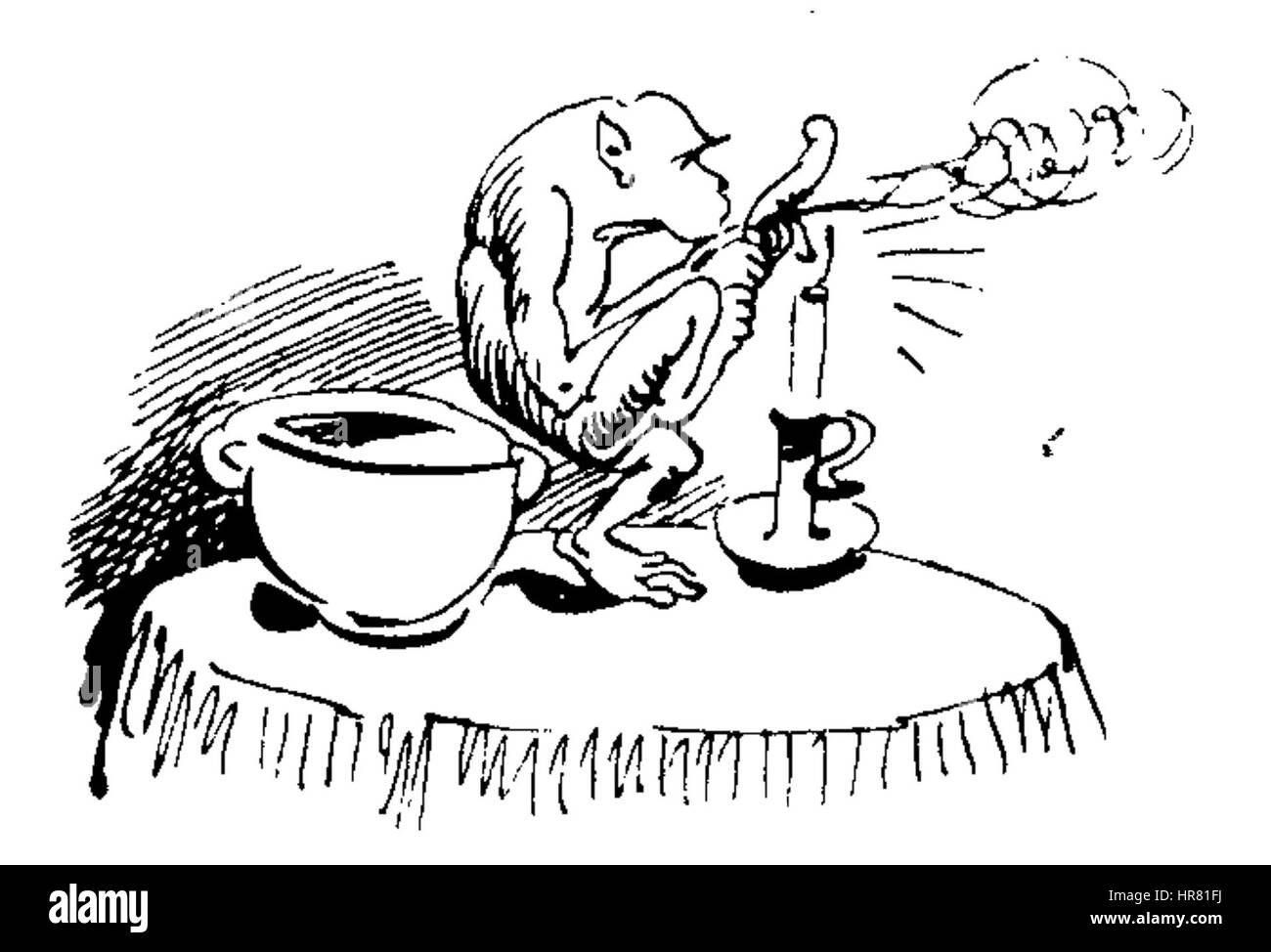 W Busch Der Haarbeutel 65 Foto Stock