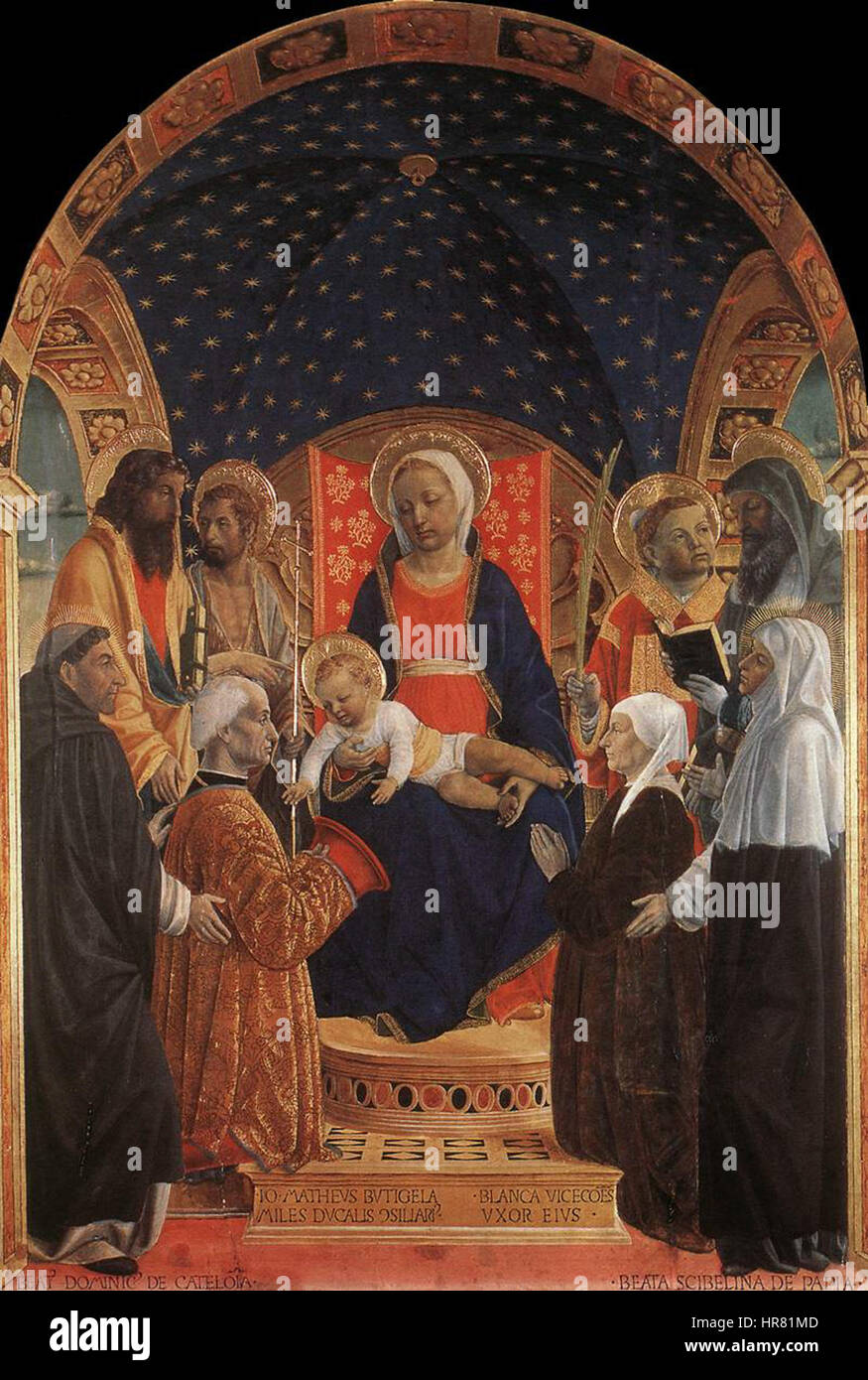 Vincenzo Foppa, pala bottigella Foto Stock