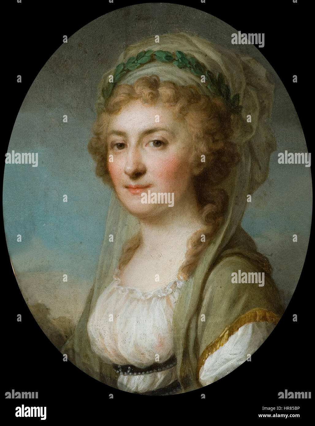 Sconosciuto da V.Borovikovsky Foto Stock