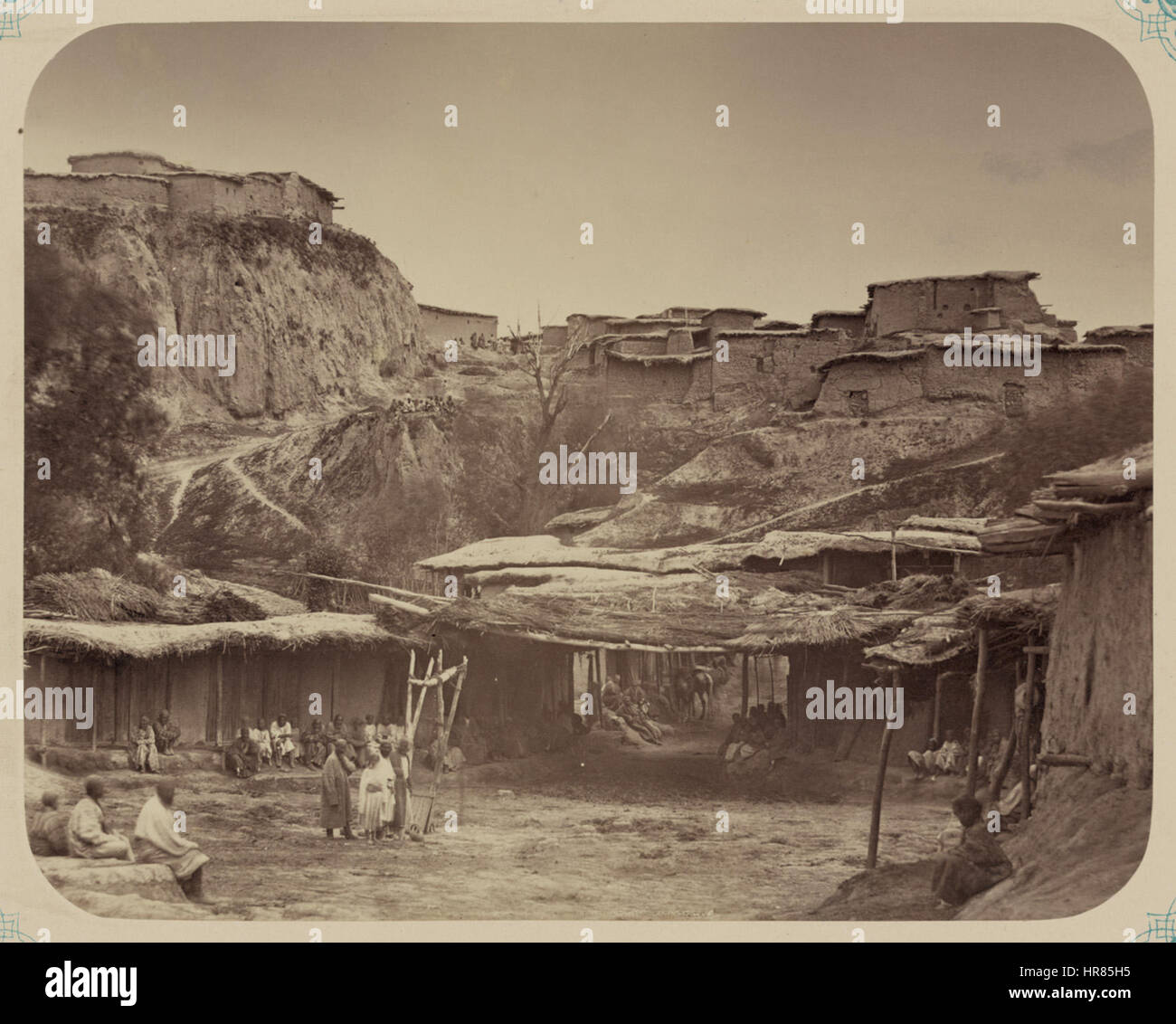 Syr Darya Oblast. Kush- Karabulak. Distretto di Dun Tepe WDL10971 Foto Stock