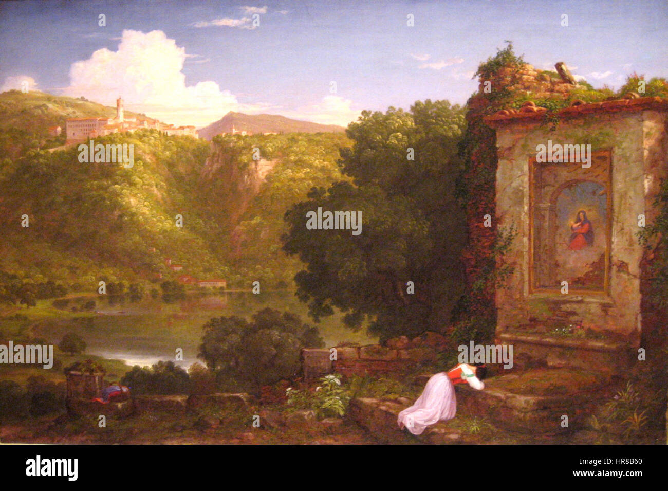 La soluzione WLA lacma Thomas Cole Il Penseroso Foto Stock