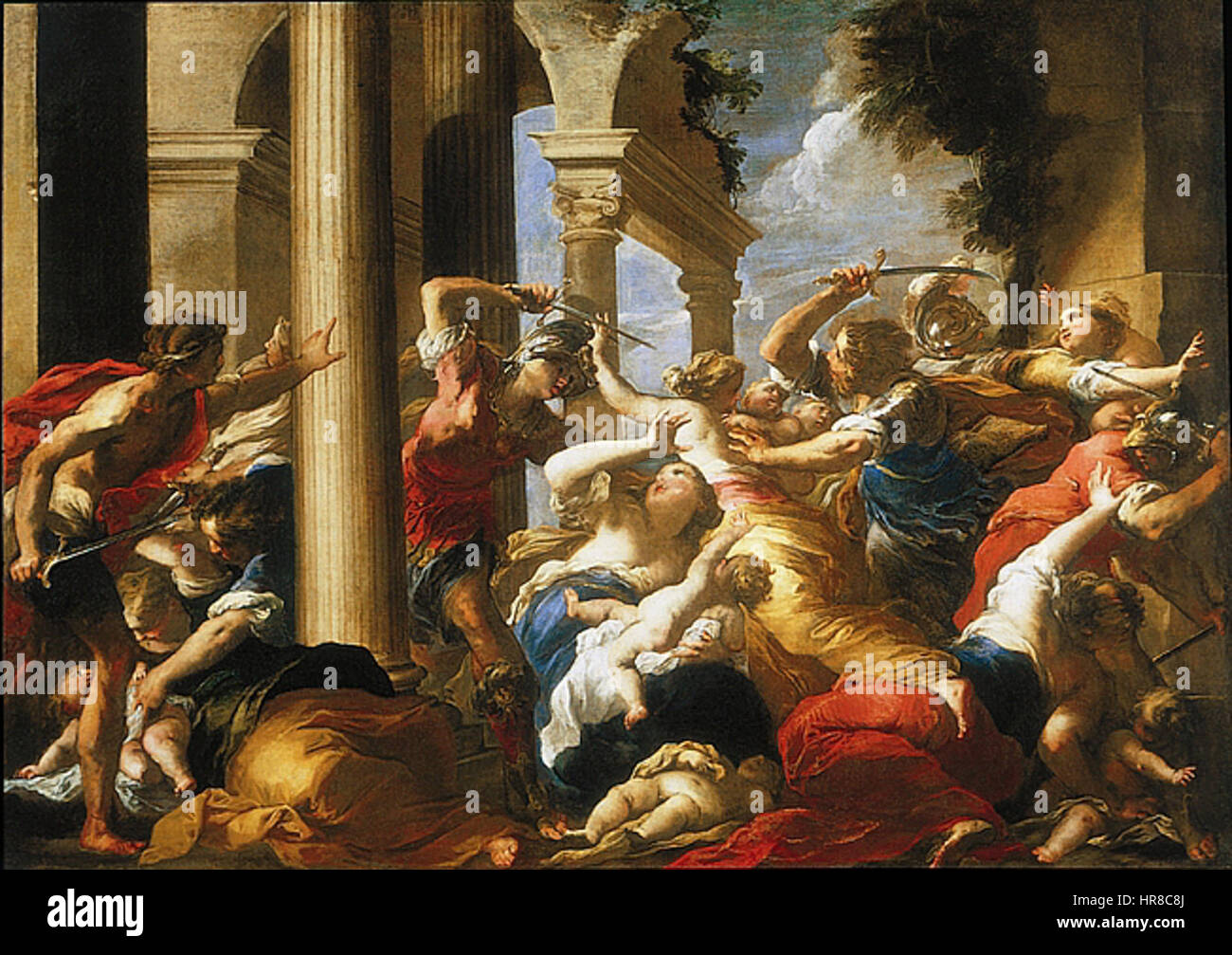 La Strage Degli Innocenti Prove Storiche Valerio Castello - LA STRAGE DEGLI INNOCENTI Foto stock - Alamy