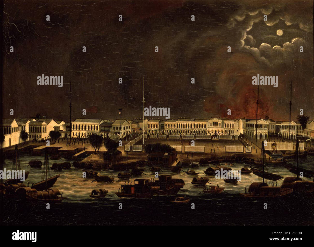 Inizio del cantone di fuoco Foto Stock