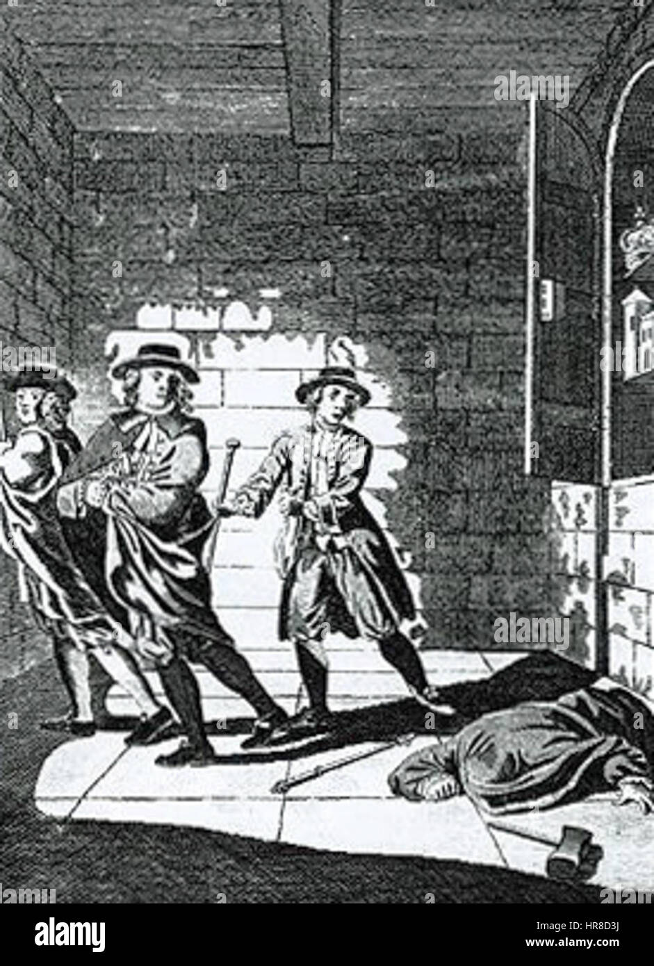 Thomas del sangue il furto dei gioielli della corona Foto Stock