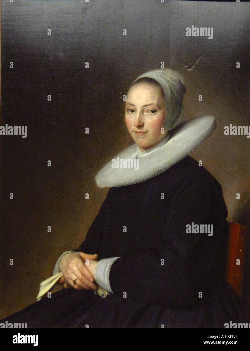 Verspronck - Jeune Femme assise (1650) Foto Stock