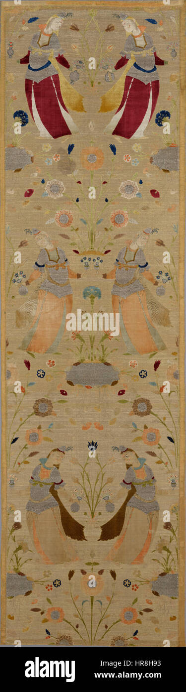 Sconosciuto, Iran, xvii secolo - Velluto di seta Textile - Google Art Project Foto Stock Sconosciuto, Iran, xvii secolo - Velluto di seta Textile - Google Art Project Foto Stock