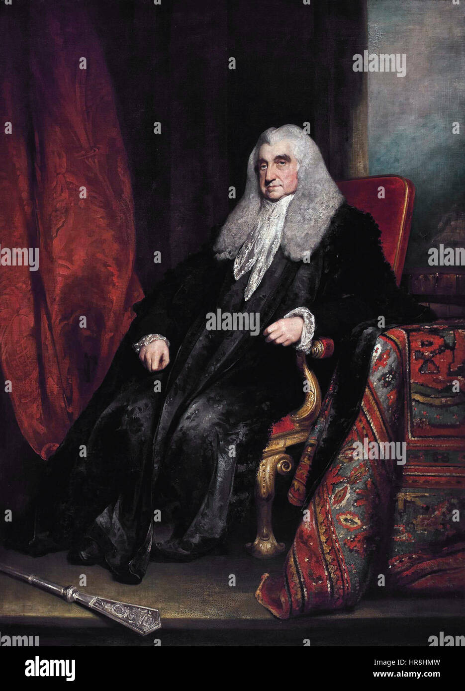 William Scott, primo Baron Stowell (1745-1836), da William Owen (1769-1825) Foto Stock