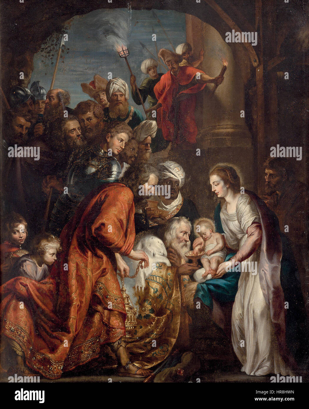 Vincent Malo - l adorazione dei Magi Foto Stock