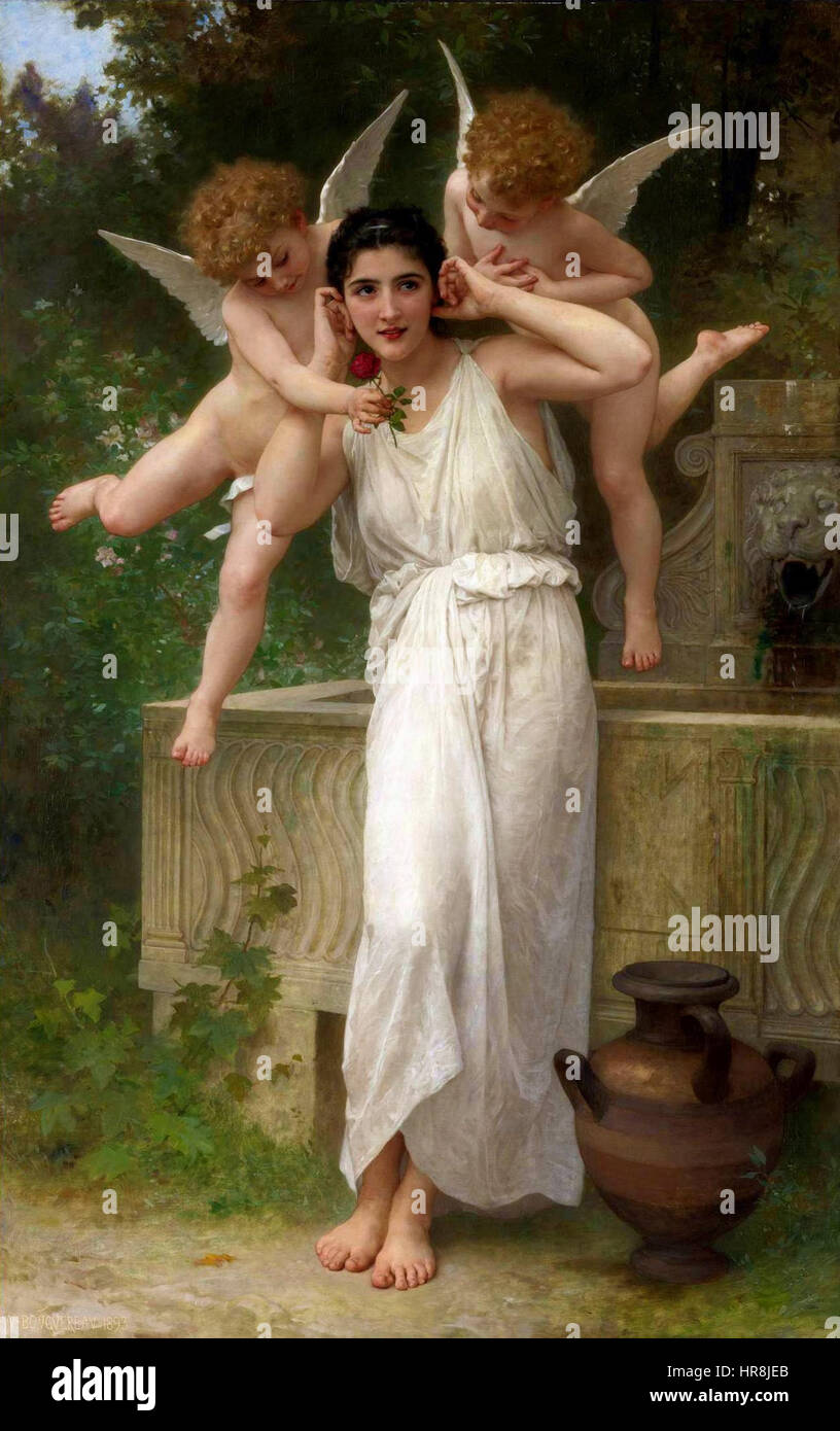 William-Adolphe Bouguereau (1825-1905) - Gioventù (1893) Foto Stock