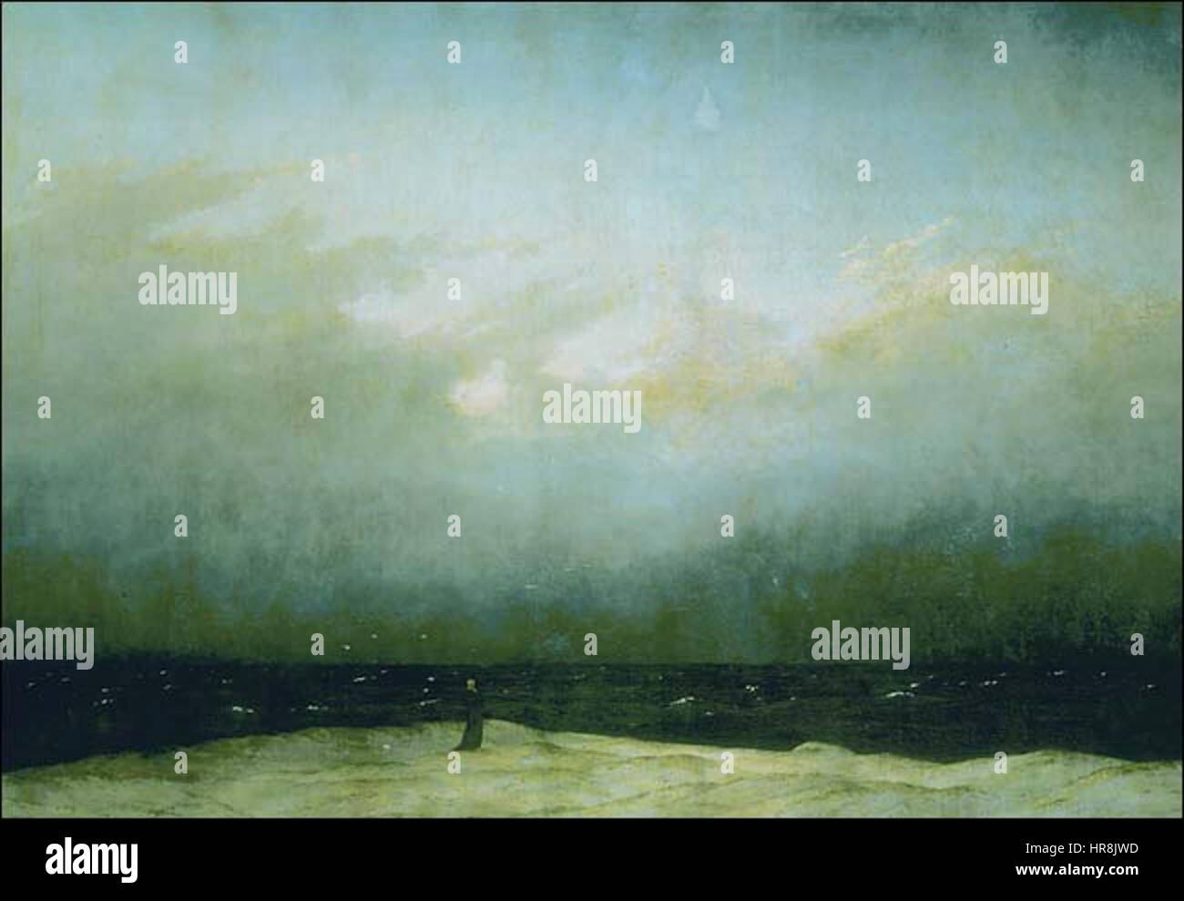 Monaco in riva al mare friedrich immagini e fotografie stock ad alta