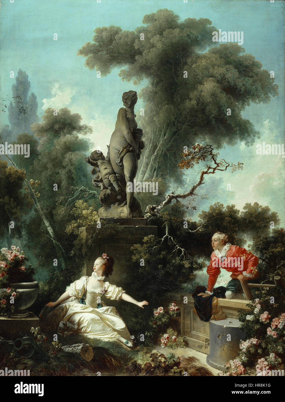 I progressi di amore - La Riunione - Fragonard 1771-72 Foto Stock