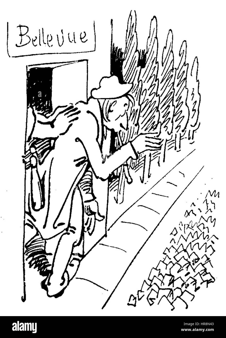 W Busch Der Haarbeutel 21 Foto Stock