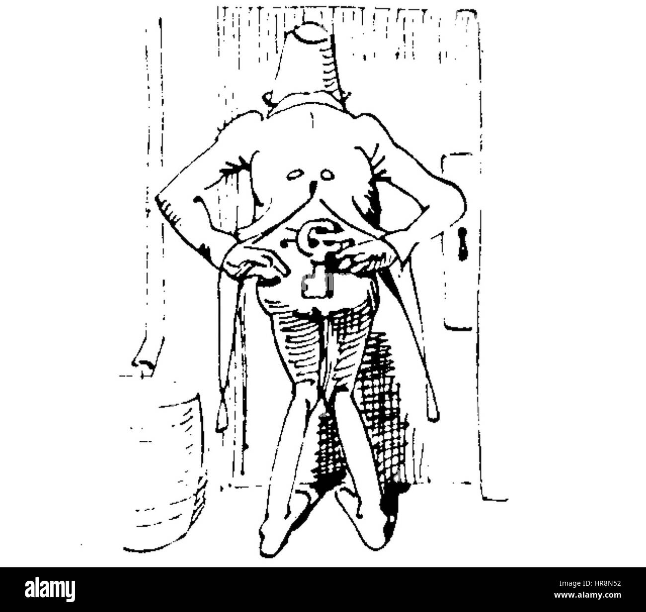 W Busch Der Haarbeutel 72 Foto Stock