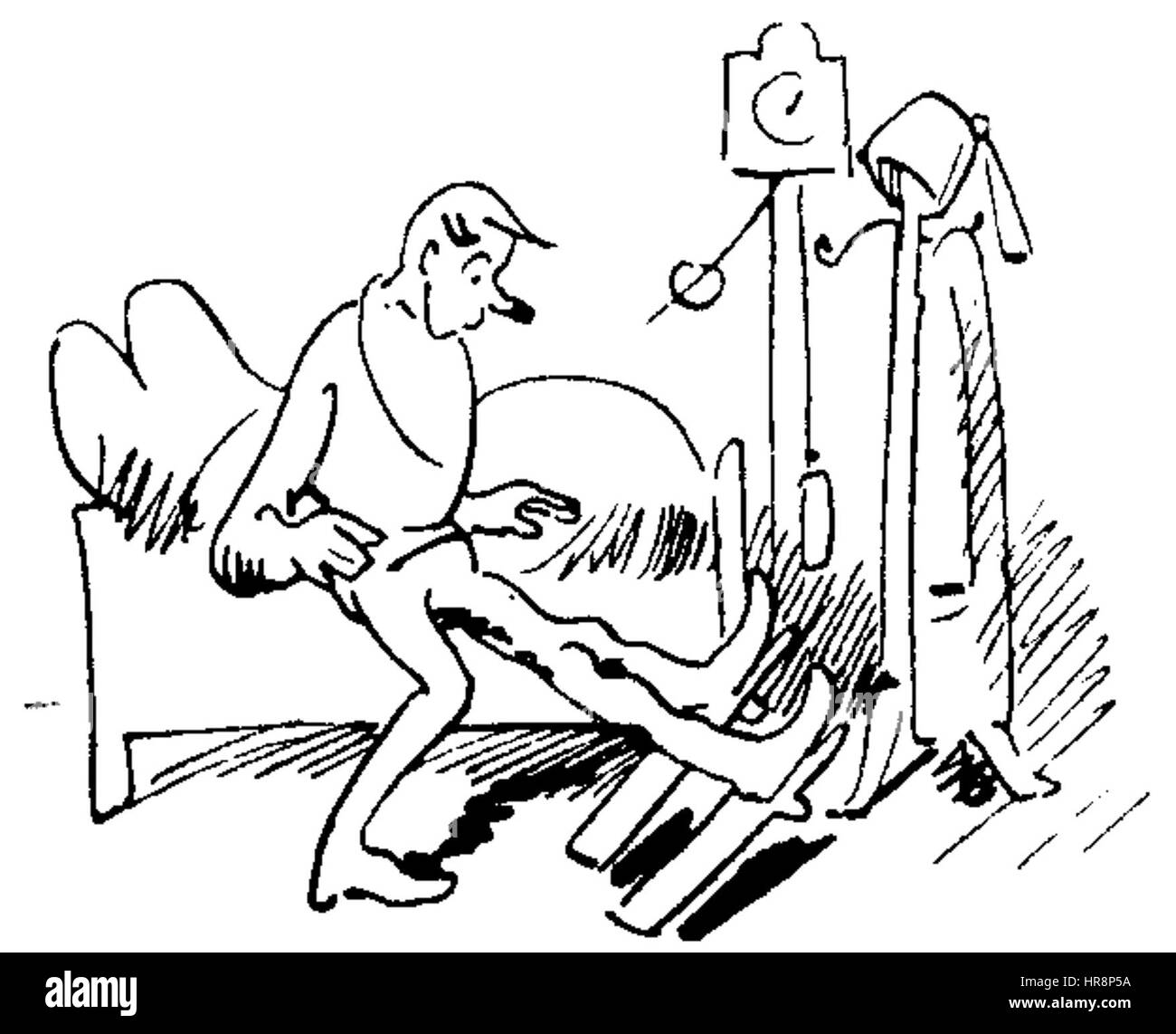 W Busch Der Haarbeutel 83 Foto Stock