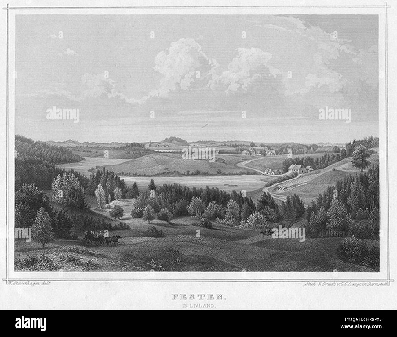 Vestiena 1866 Foto Stock