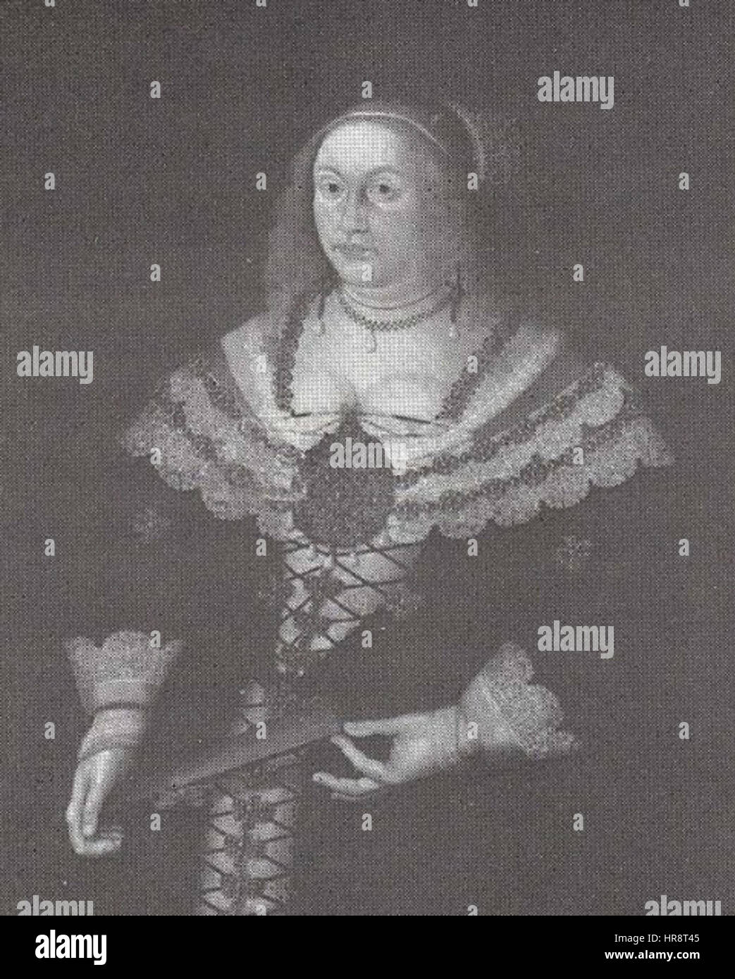 Sofia di Brandeburgo-Ansbach (1687-1757) fu una principessa tedesca che divenne regina di Prussia attraverso il suo matrimonio con il re Federico Guglielmo I. nota per il suo ruolo dignitoso come consorte, sostenne varie iniziative caritative e culturali durante il suo periodo come regina consorte. Foto Stock