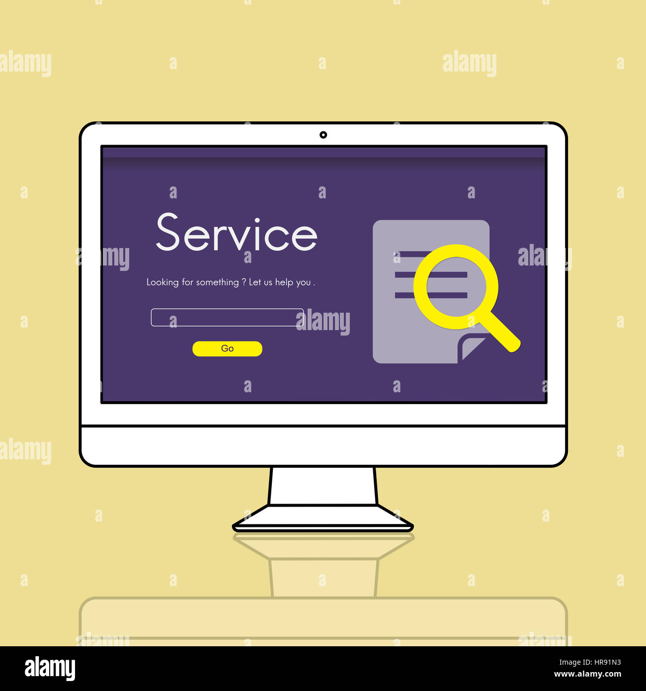 Call Center Hot Line Concetto di informazioni Foto Stock