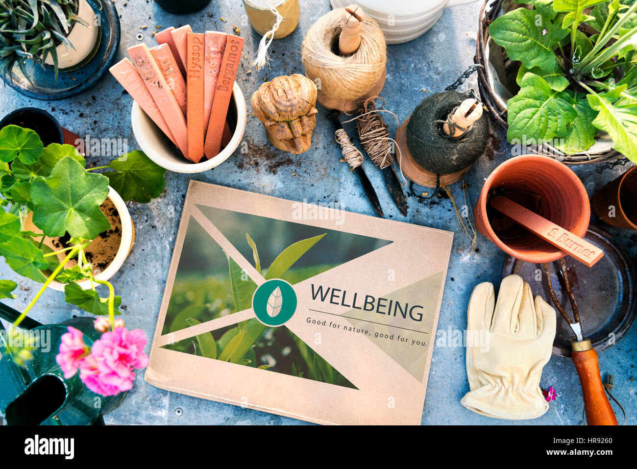 Il cibo fresco stile di vita sano Organic Foto Stock