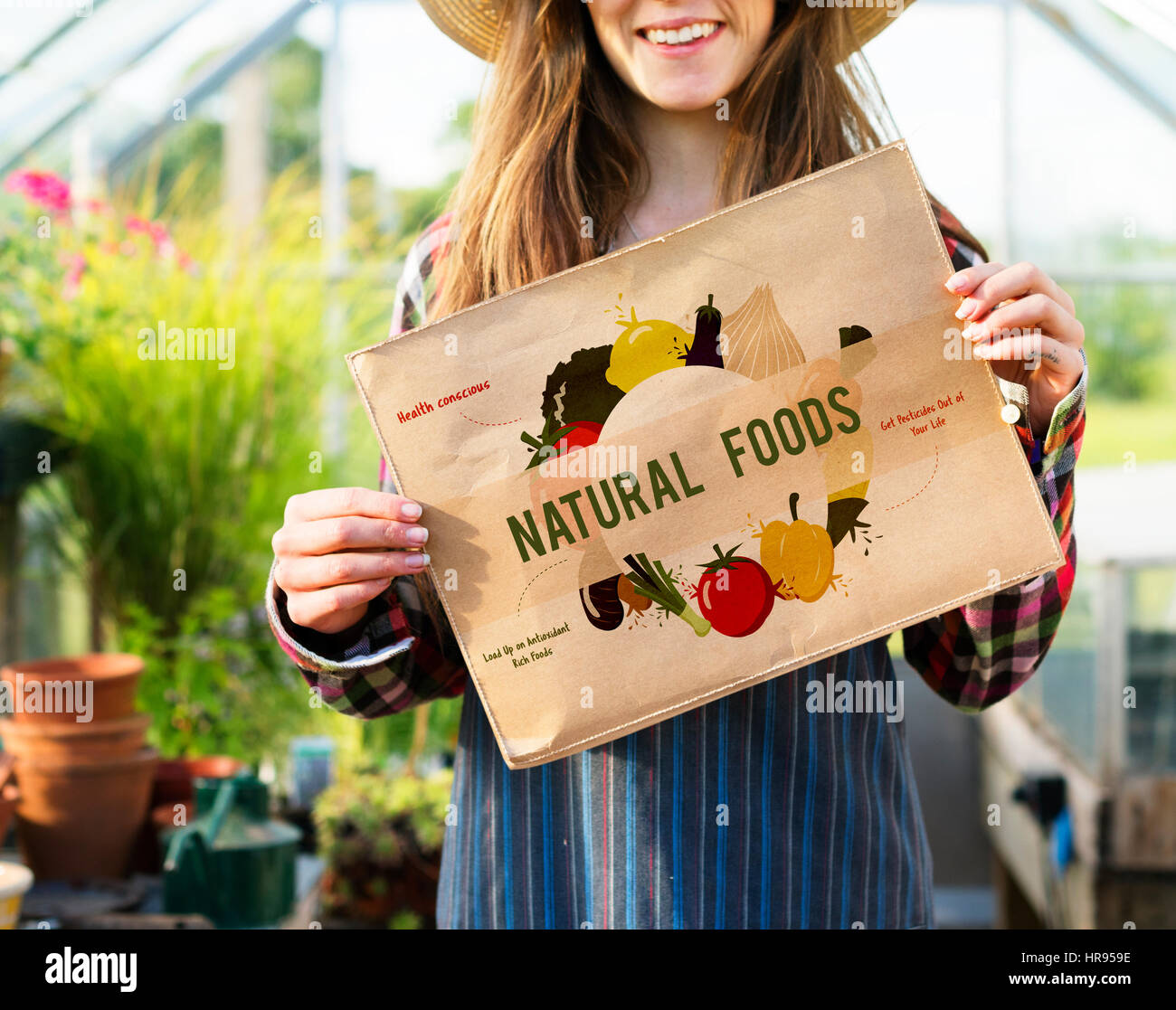 Mangiare sano cibo concetto di nutrizione Foto Stock