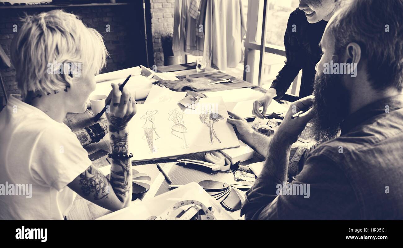 Creative Design vestire moda Concetto elegante Foto Stock