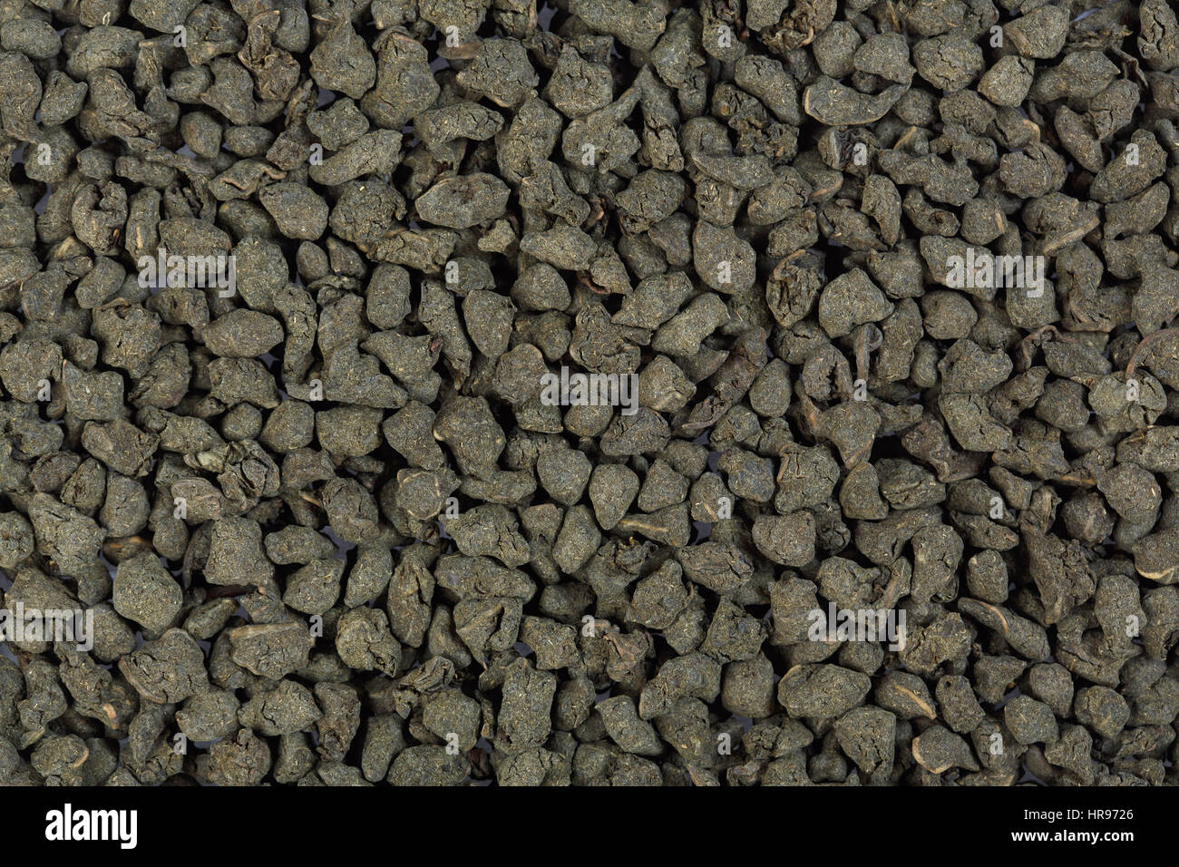 Profumate foglie di tè verde al ginseng. Foto Stock