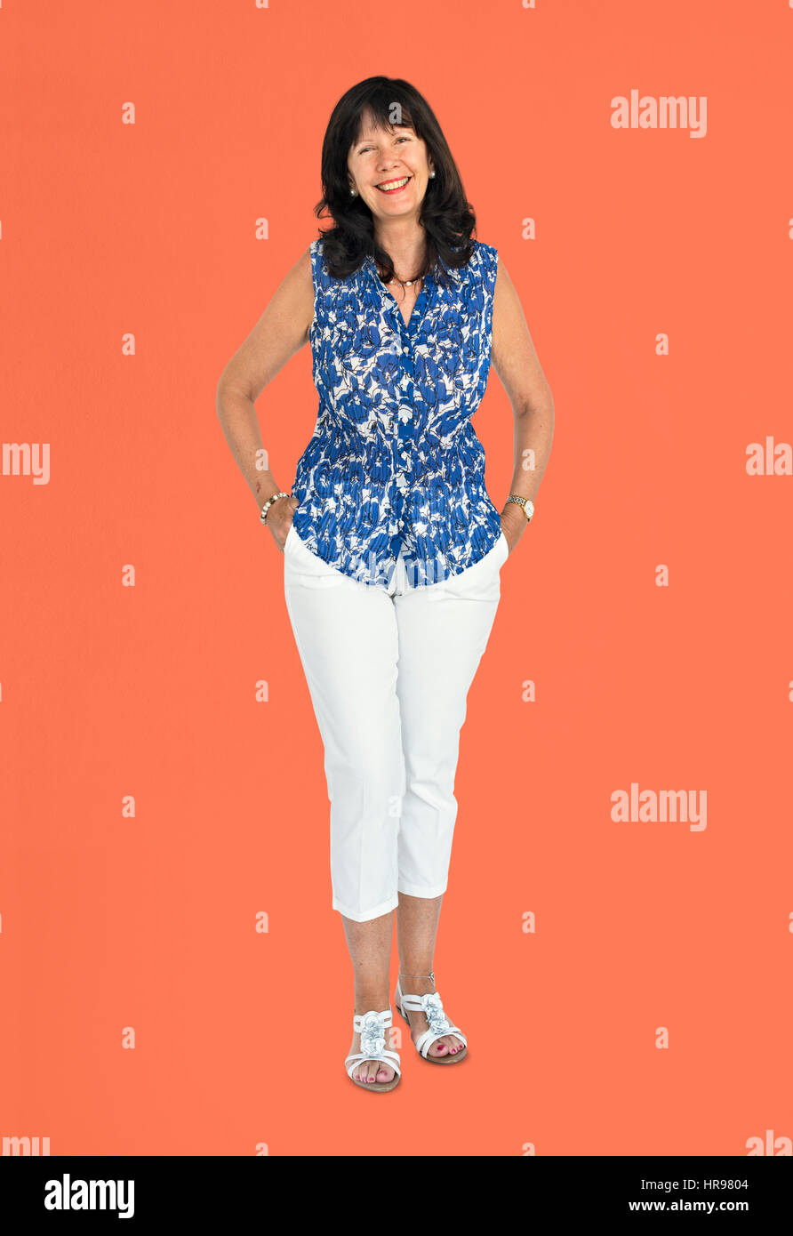 Studio ritratti Persone gara Foto Stock