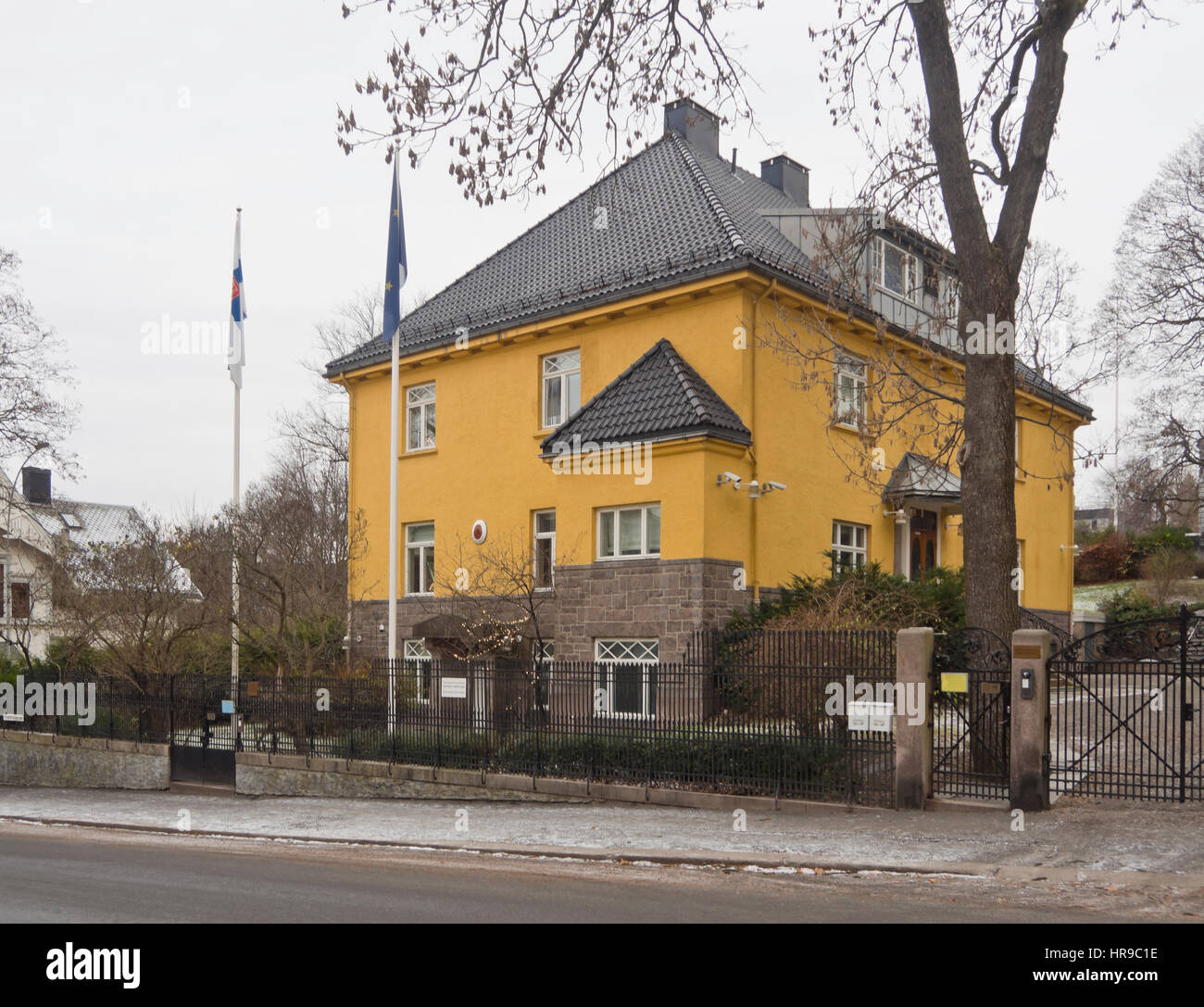Ambasciata della Repubblica di Finlandia in Oslo Norvegia Foto Stock