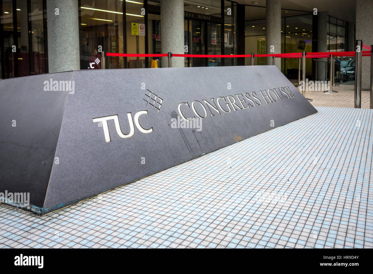 TUC, Sindacali palazzo dei congressi, London, Regno Unito Foto Stock