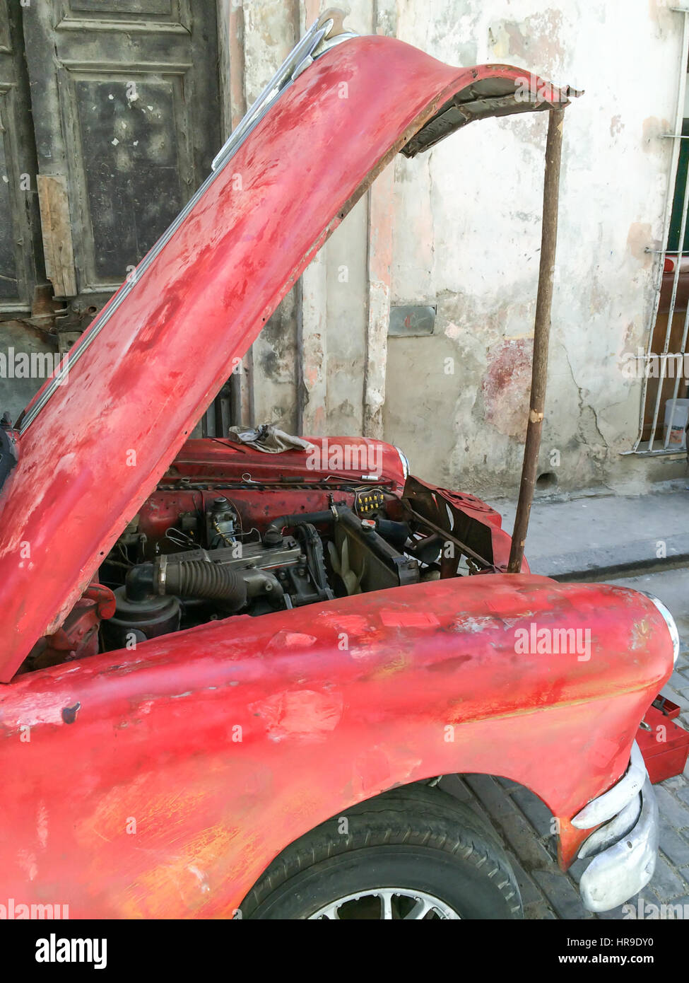 Classic american car a l'Avana, Cuba Foto Stock
