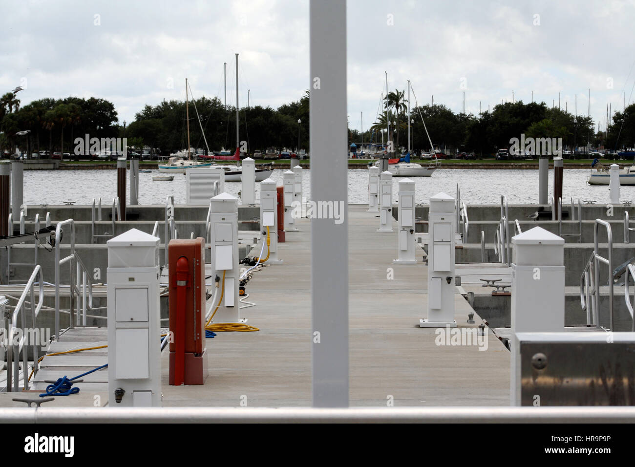 Dock di Tampa Foto Stock