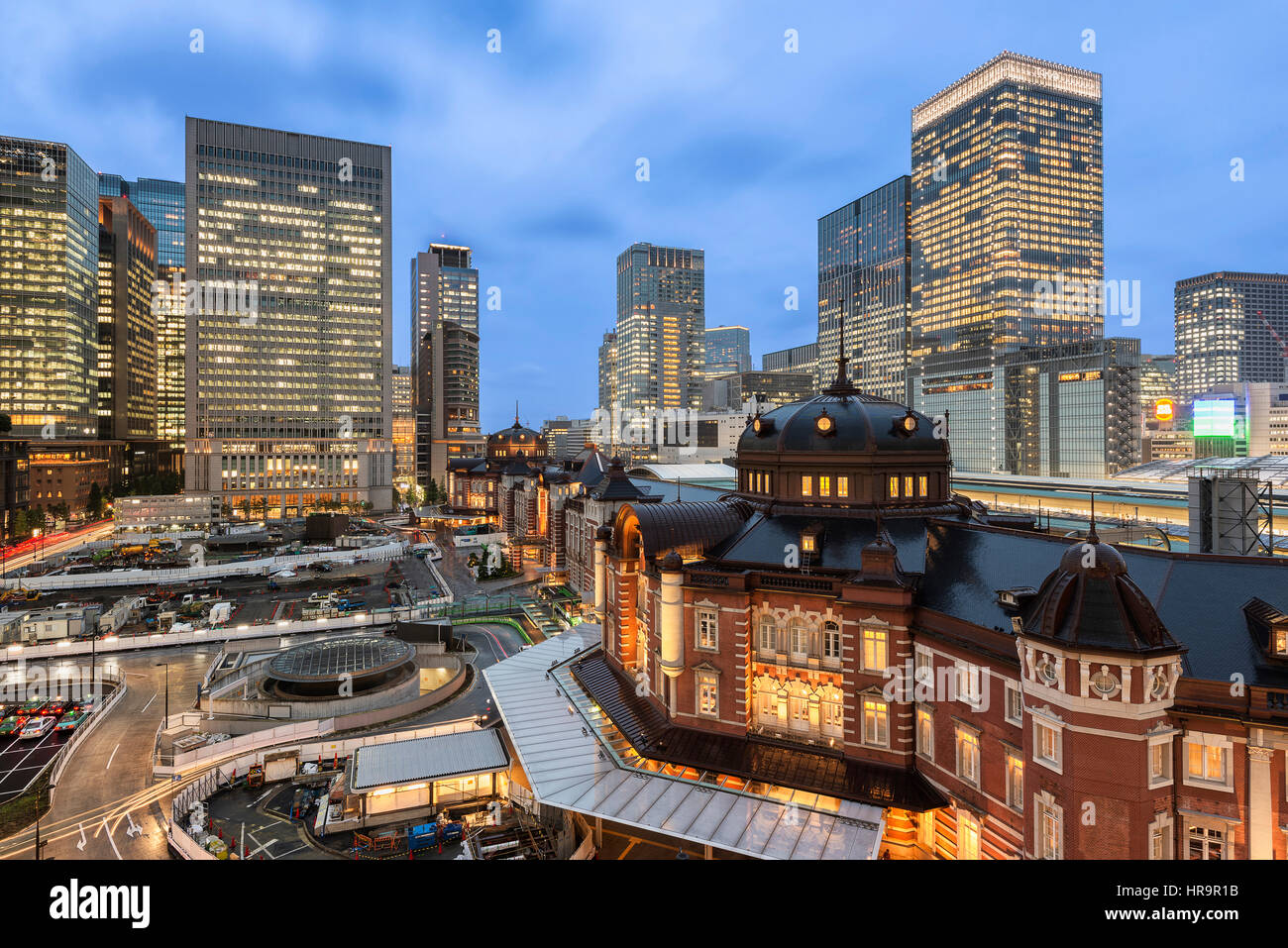 La stazione di Tokyo è una stazione ferroviaria nel quartiere affaristico Marunouchi di Chiyoda, a Tokyo, Giappone Foto Stock