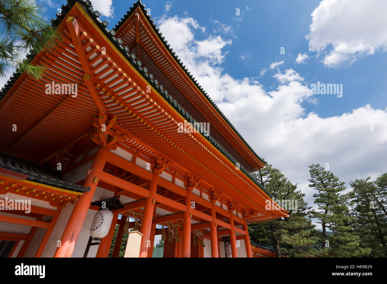 Il Santuario Heian è un santuario shintoista situato in Sakyo-ku, Kyoto, Giappone. Foto Stock