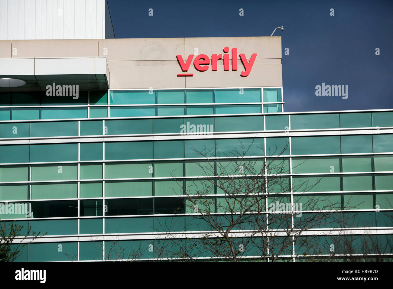 Un logo segno al di fuori della sede della verità delle scienze della vita nel Sud di San Francisco, in California, il 18 febbraio 2017. Foto Stock