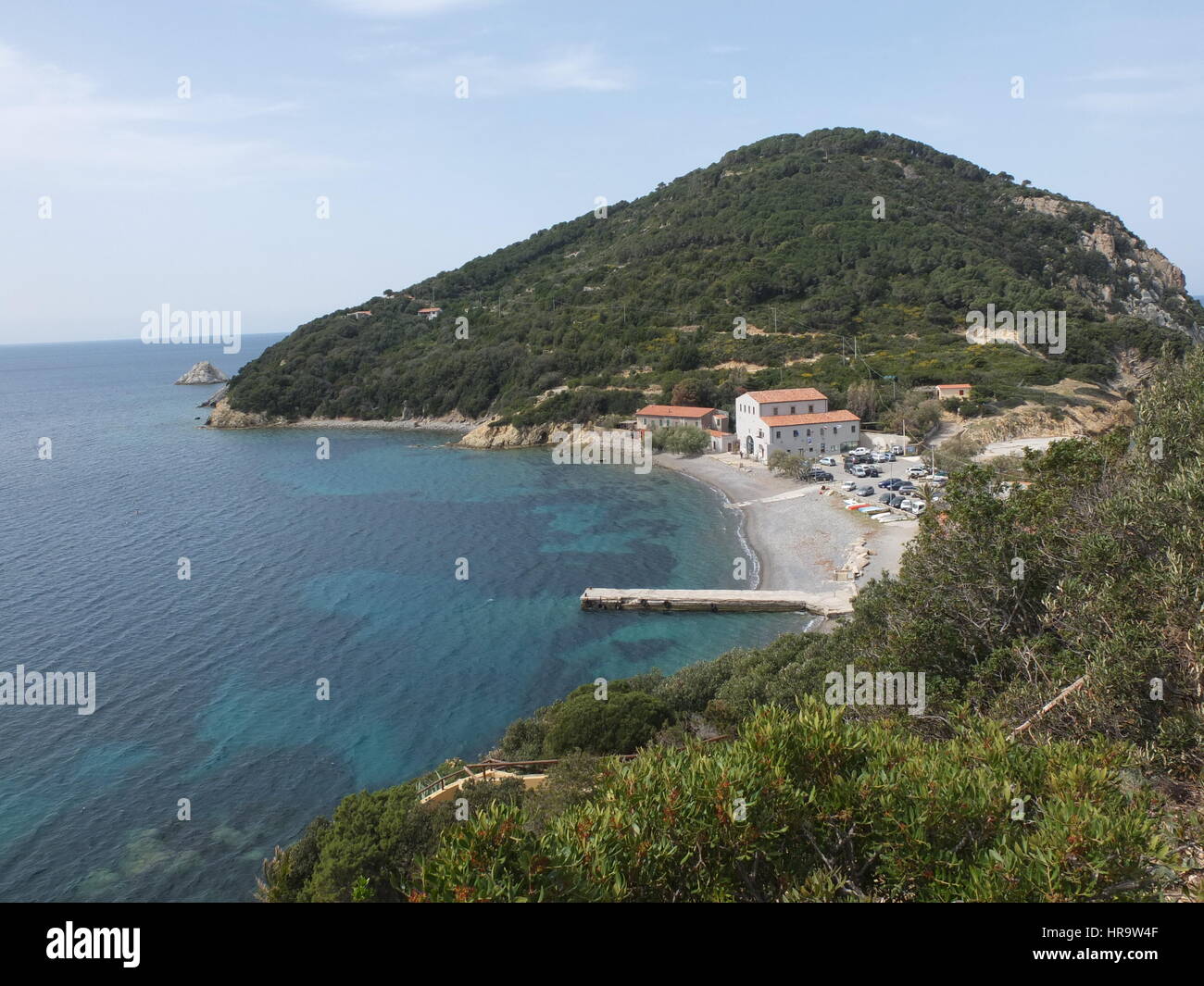 Enfola capezzagna, Isola d'Elba, Toscana, Italia Foto Stock