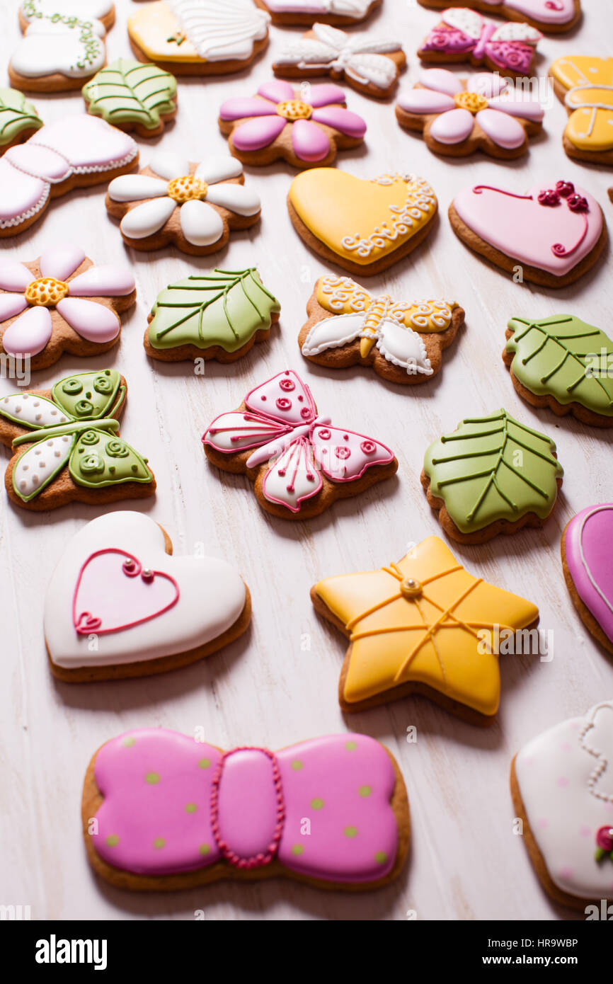 Dolce gingerbreads vacanze Foto Stock