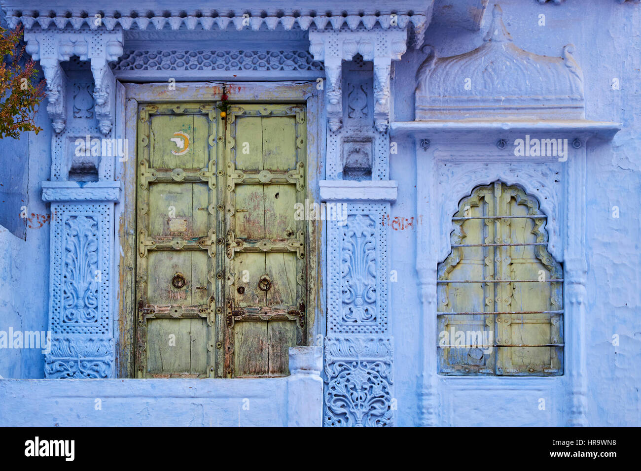 India Rajasthan, Jodhpur la città blu Foto Stock