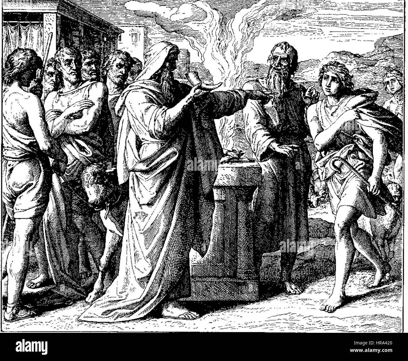 Schnorr von Carolsfeld Bibel in Bildern 1860 091 Foto Stock