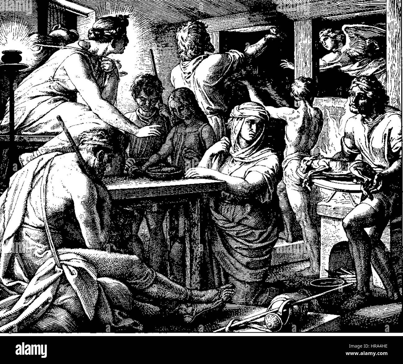 Schnorr von Carolsfeld Bibel in Bildern 1860 049 Foto Stock