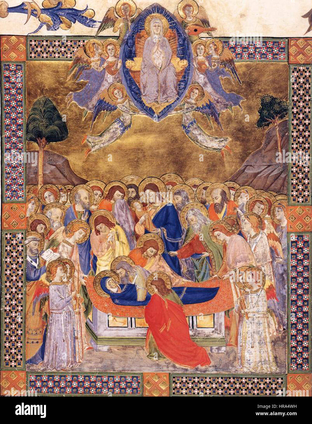 Silvestro de' Gherarducci - graduale da Santa Maria degli Angeli (Folio 142) - WGA08679 Foto Stock