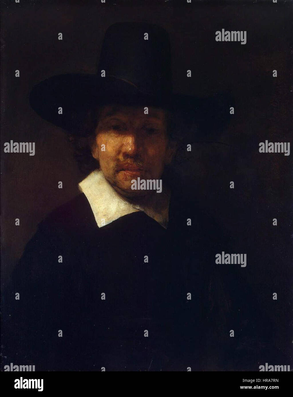 Rembrandt - Ritratto di Jeremias de Decker - WGA19156 Foto Stock