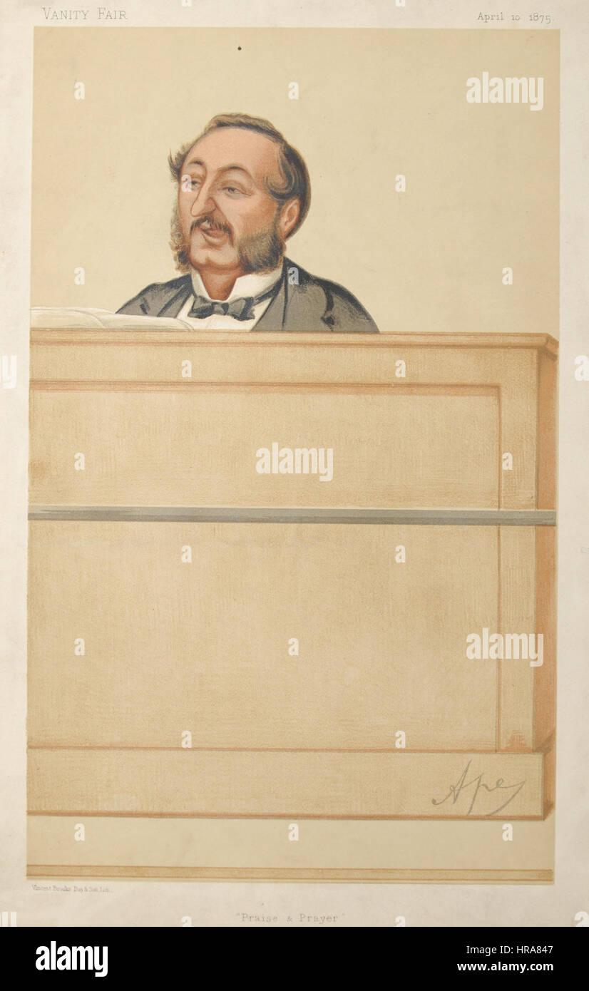 Ira D. Sankey, Vanity Fair, 1875-04-10 Foto Stock