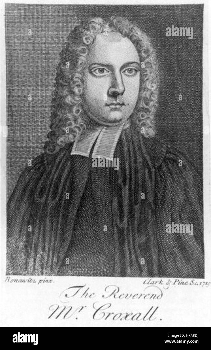 Samuel Croxall 1719 Foto Stock