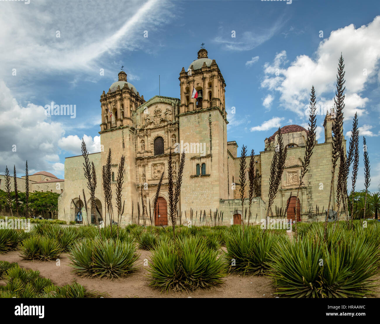 Chiesa di Santo Domingo de Guzman - Oaxaca, Messico Foto Stock