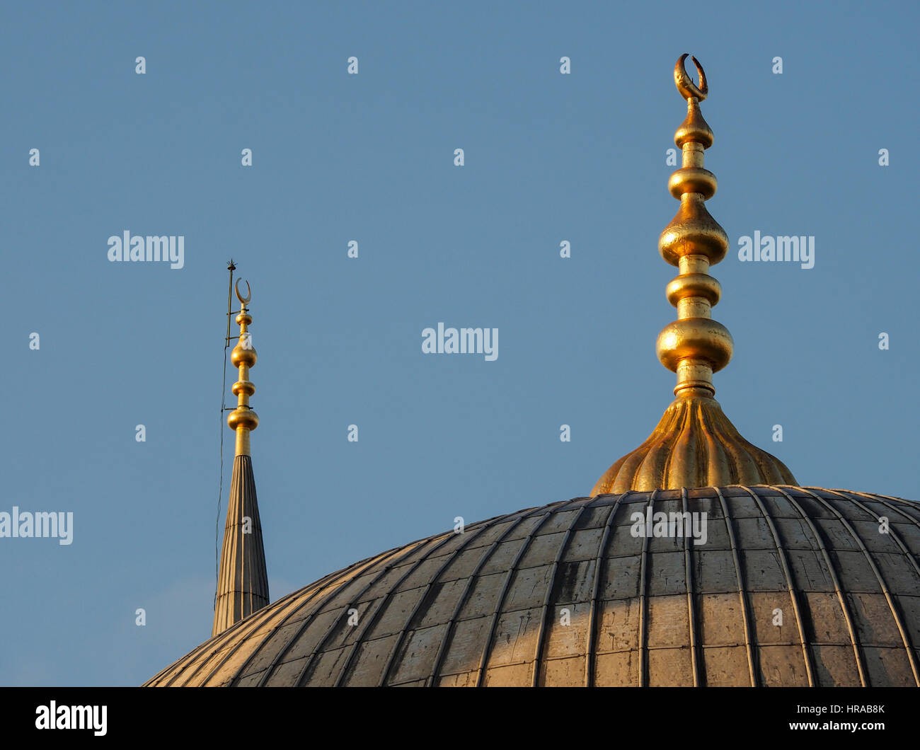 Una cupola di Hagia Sophia Istanbul TURCHIA Foto Stock