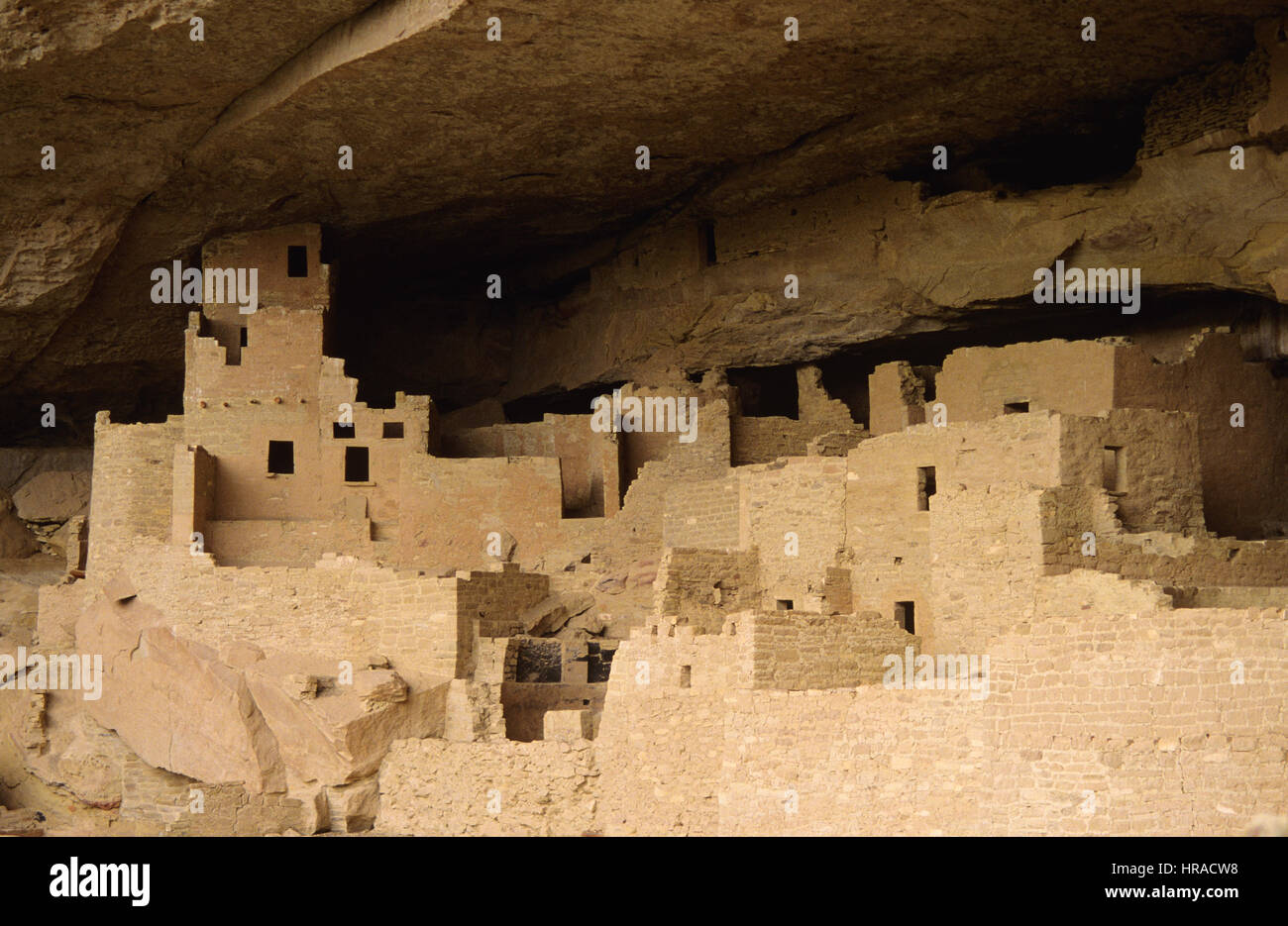 Cliff Palace, Mesa Verde National Park, Colorado, U.S.A. Foto Stock