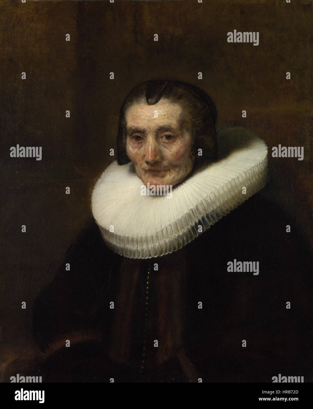 Rembrandt - Margaretha de Geer, moglie di Giacobbe viaggio - Galleria Nazionale Foto Stock