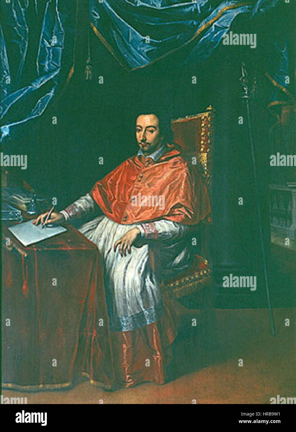 Ritratto del cardinale Carlo Borromeo Foto Stock