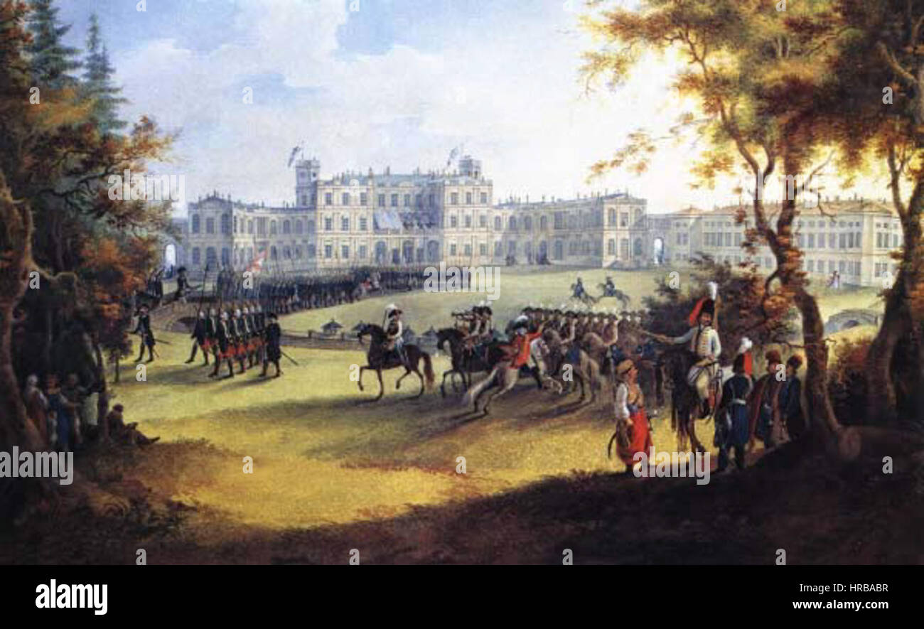 Sergeev. Parata militare Foto Stock