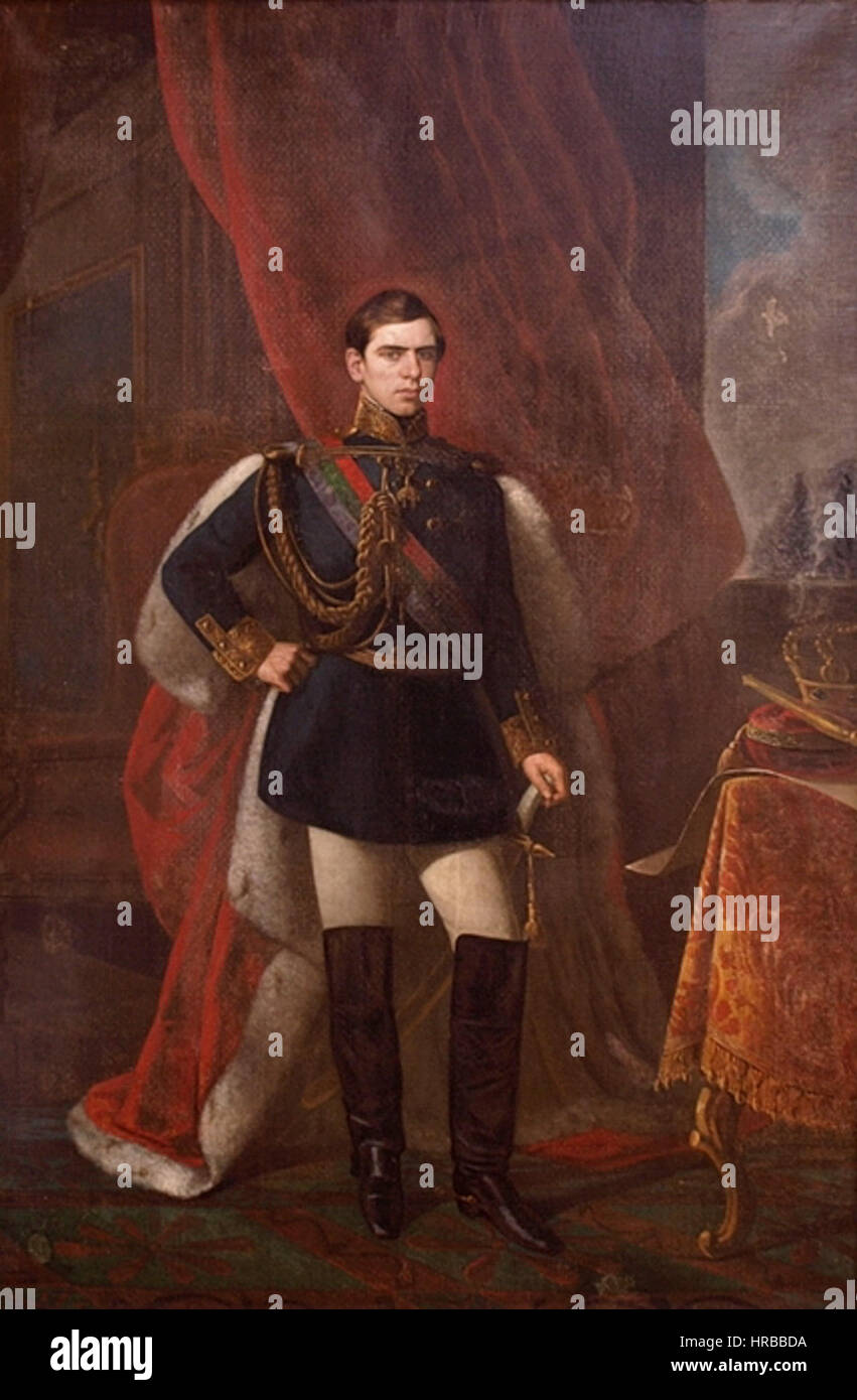 Rei D. Pedro V Foto Stock