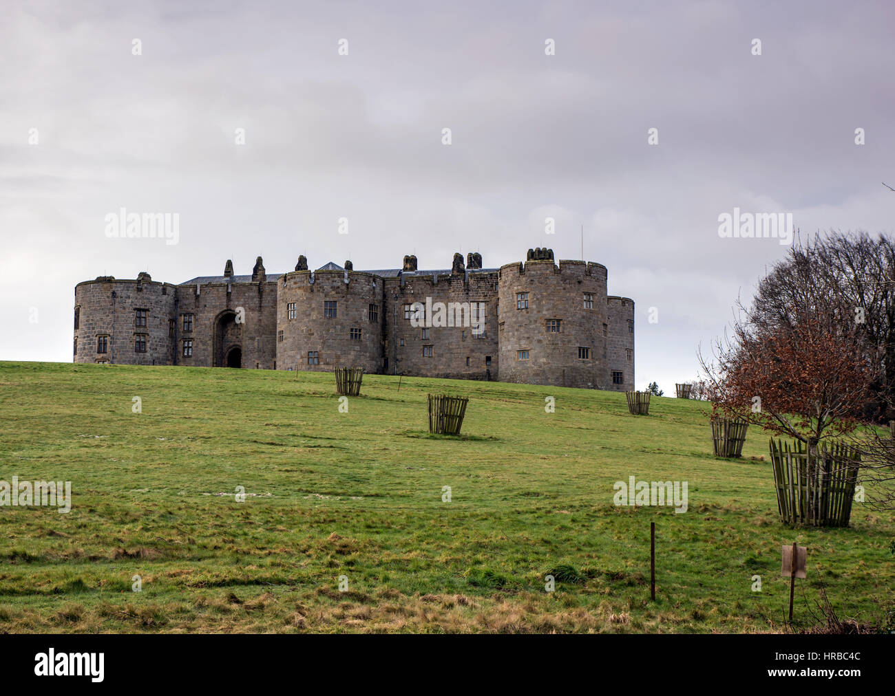 Chirk Castle Foto Stock